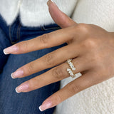 Prong Ring Ring 1.6ct TCW, 14K Gold