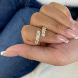 Diamond Band Ring 1.6 ct Yellow Gold