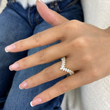 Prong Ring 1.2ct TCW, 14K Gold