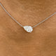 Diamond Pendant Necklace 1.5 ct White Gold