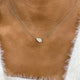 Diamond Pendant Necklace 1.5 ct White Gold