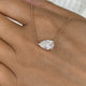 Diamond Pendant Necklace 2 ct Rose Gold