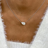 Diamond Pendant Necklace 3 ct White Gold