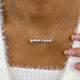 Diamond Pendant Necklace 2.1 ct White Gold