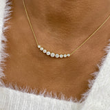 Diamond Pendant Necklace 1.6 ct Yellow Gold
