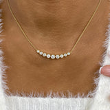 Diamond Pendant Necklace 1.6 ct Yellow Gold