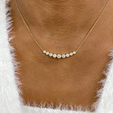Diamond Pendant Necklace 1.6 ct Yellow Gold