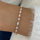 14K Rose Gold Bracelet, Emerald;pear;oval;marquise;round Cut Diamond Tennis Bracelet, 2.9ct E/VVS2 Lab Created Diamond, Eco Friendly Diamond, Birthday Gift