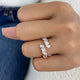 Prong Ring Ring 1.6ct TCW, 14K Gold