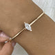 Trendy Bracelet 0.8 ct TCW , Solid Gold 14k