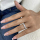 Pave Band Ring 2.7ct TCW, 14K Gold