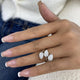 Halo Band Ring 1.4ct TCW, 14K Gold