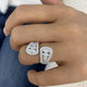 Wrap Band Ring 2.5ct TCW, 14K Gold