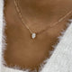 1ct Oval Diamond Choker, Solid Gold 14k