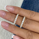 Inside-Out Clicker Huggie Earrings 2.6 ct TCW , Solid Gold 14k