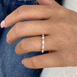 Eternity Band Ring 0.7ct TCW, 14K Gold