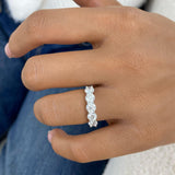 5-Stone Band Ring 1.9ct TCW, 14K Gold