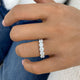 5-Stone Band Ring 1.9ct TCW, 14K Gold