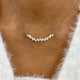 Marquise Pendant Necklace 1.8ct TCW, Yellow Gold 14K