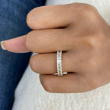 EMERALD Band Ring 2.7ct TCW, Yellow Gold 14K