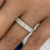 EMERALD Band Ring 2.7ct TCW, Yellow Gold 14K