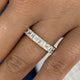 EMERALD Band Ring 2.7ct TCW, Yellow Gold 14K
