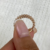 EMERALD Ring 2.7ct TCW, Rose Gold 14K