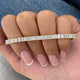 Emerald cut Tennis Bracelet 9ct TCW, Yellow Gold 14K