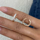 Round Earrings 1.3ct TCW, Rose Gold 14K