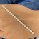 Round Tennis Bracelet 3ct TCW, Yellow Gold 14K