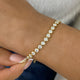 Round Tennis Bracelet 3ct TCW, Yellow Gold 14K