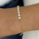 Round Tennis Bracelet 3ct TCW, Yellow Gold 14K