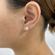 Solitaire Stud Earrings 2ct TCW, 14K Gold