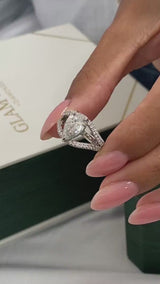 Remi Engagement Ring 1.9ct TCW, 14K Gold