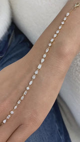 Diamond Tennis Bracelet 2.9 ct Yellow Gold