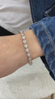 Diamond Tennis Bracelet 5 ct White Gold