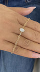 Diamond Chain Bracelet 0.7 ct Yellow Gold