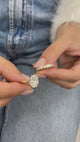 Olive Bridal Set Rings Set 4.5ct TCW, 14K Gold