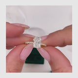Alicia Engagement Ring 2.2ct TCW, 14K Gold