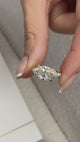 Mali Engagement Ring 3.4ct TCW, 14K Gold
