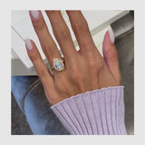 Amelie Engagement Ring 3.6ct TCW, 14K Gold