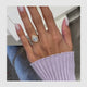 Amelie Engagement Ring 3.6ct TCW, 14K Gold