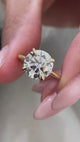 Celeste Engagement Ring 3.2ct TCW, 14K Gold