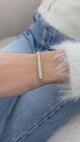Diamond Chain Bracelet 1 ct Yellow Gold