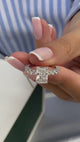Azzura Engagement Ring 3ct TCW, 14K Gold