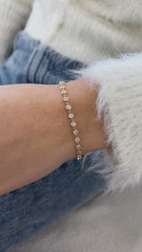 Diamond Tennis Bracelet 1.6 ct Yellow Gold