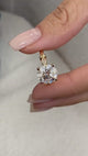 Josie Engagement Ring 3.1ct TCW, 14K Gold